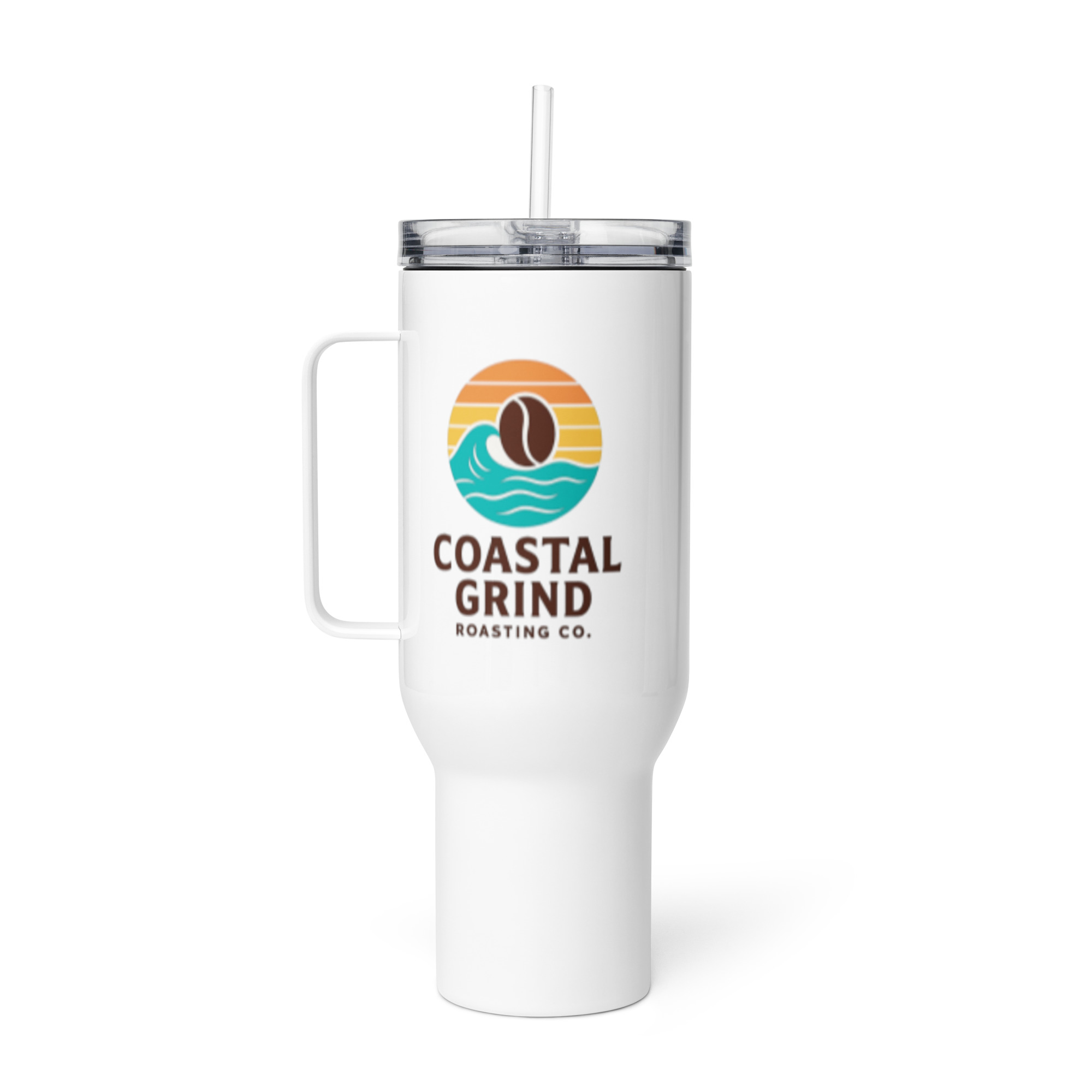 Coastal Grind Travel mug with a handle - Image 3